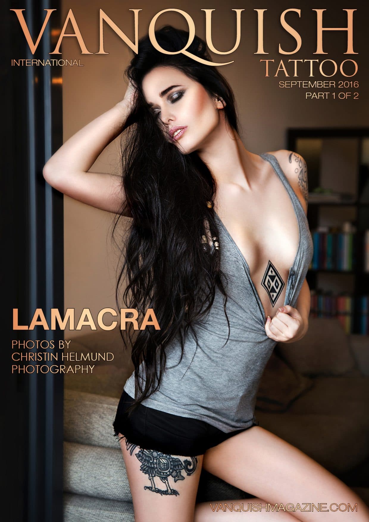 Vanquish Tattoo Magazine - September 2016 - Lamacra Vanquish Tattoo Magazine – September 2016 – Lamacra