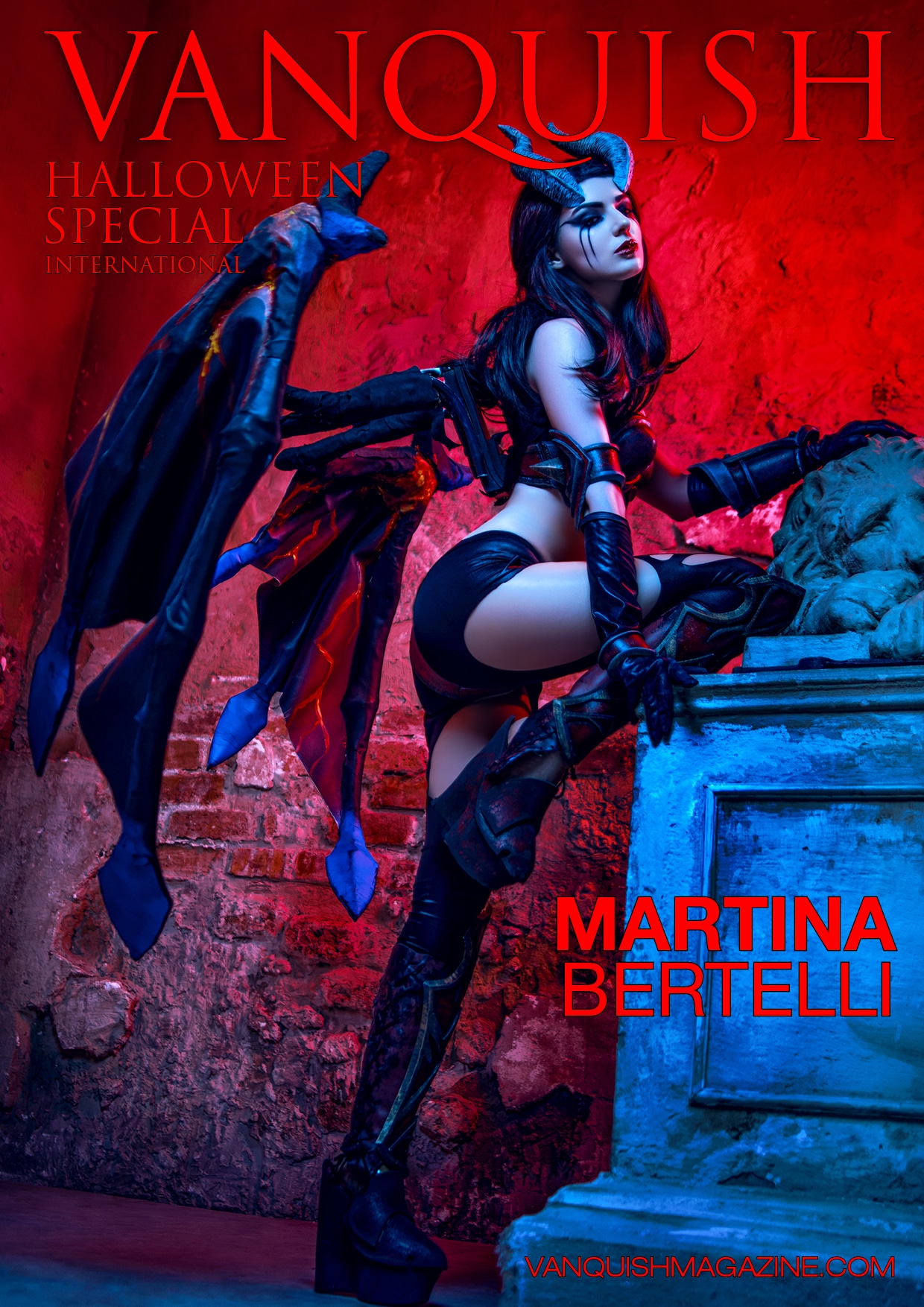 Vanquish Magazine – October 2021 – Halloween Special – Martina Bertelli 