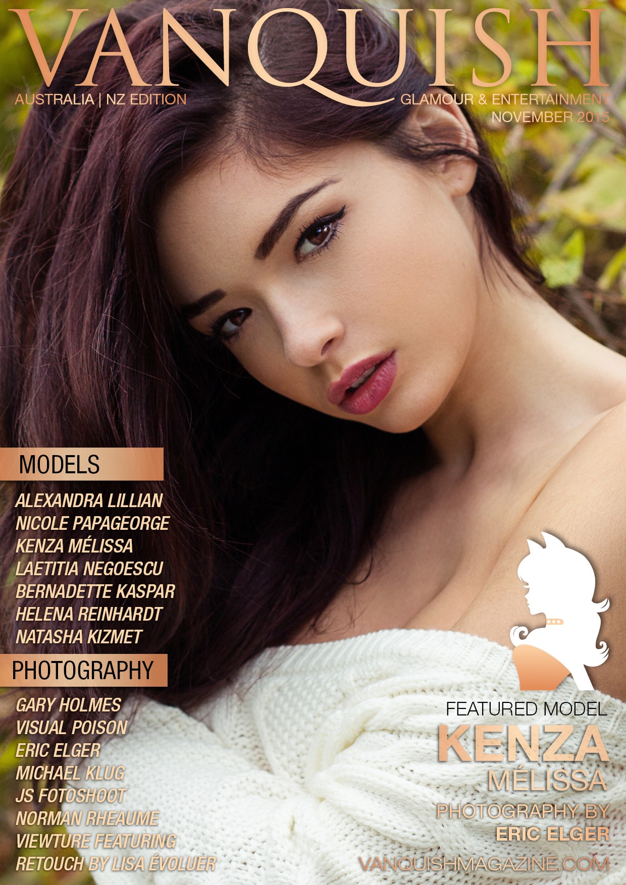 Vanquish Magazine – November 2015 – Kenza Mélissa 