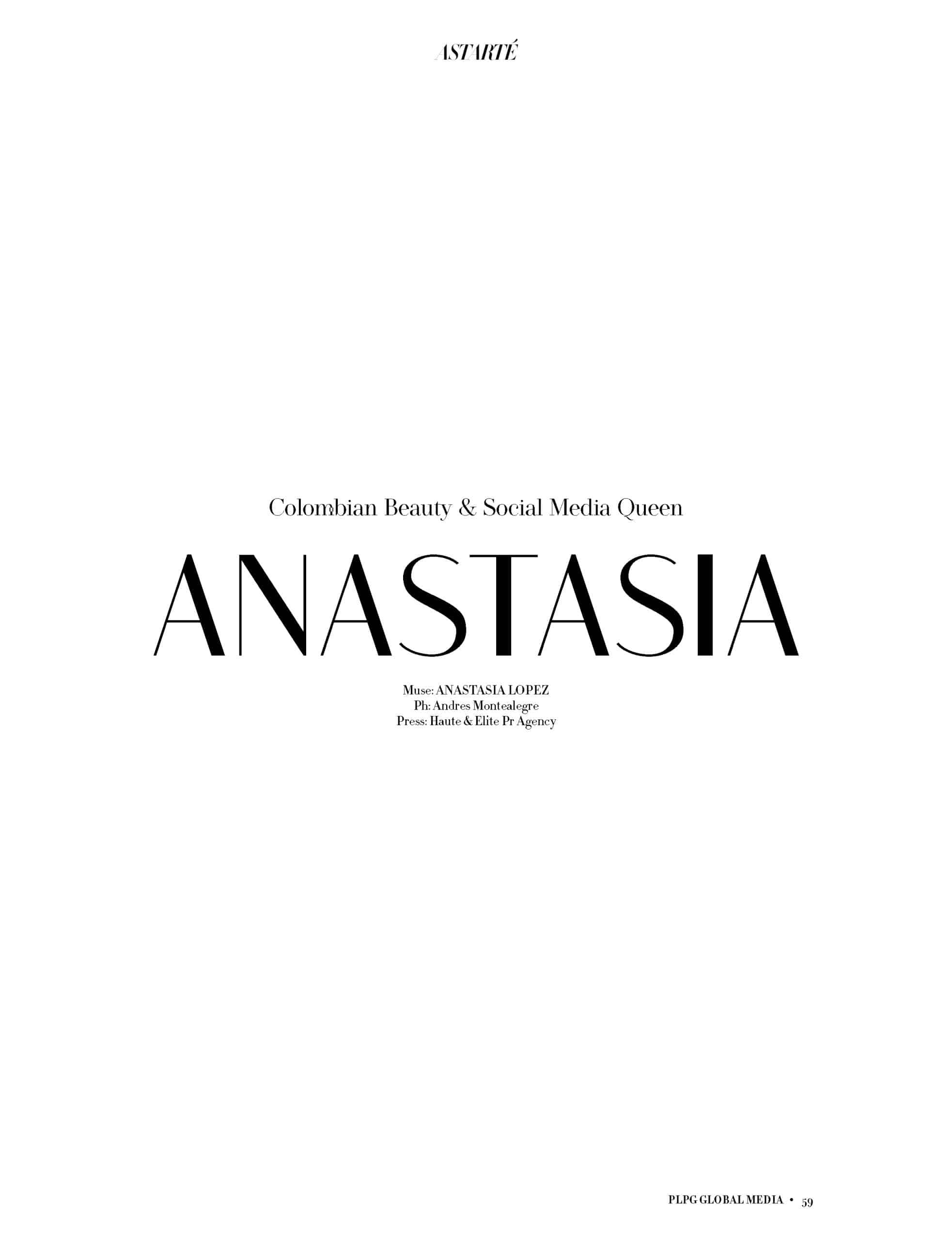 Astarte Magazine - August 2025 - Anastasia Lopez