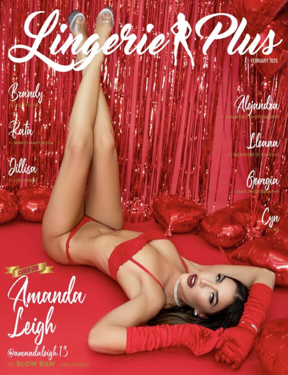 Lingerie Plus Magazine - February 2025 - Amanda Leigh Lingerie Plus Magazine – February 2025 – Amanda Leigh