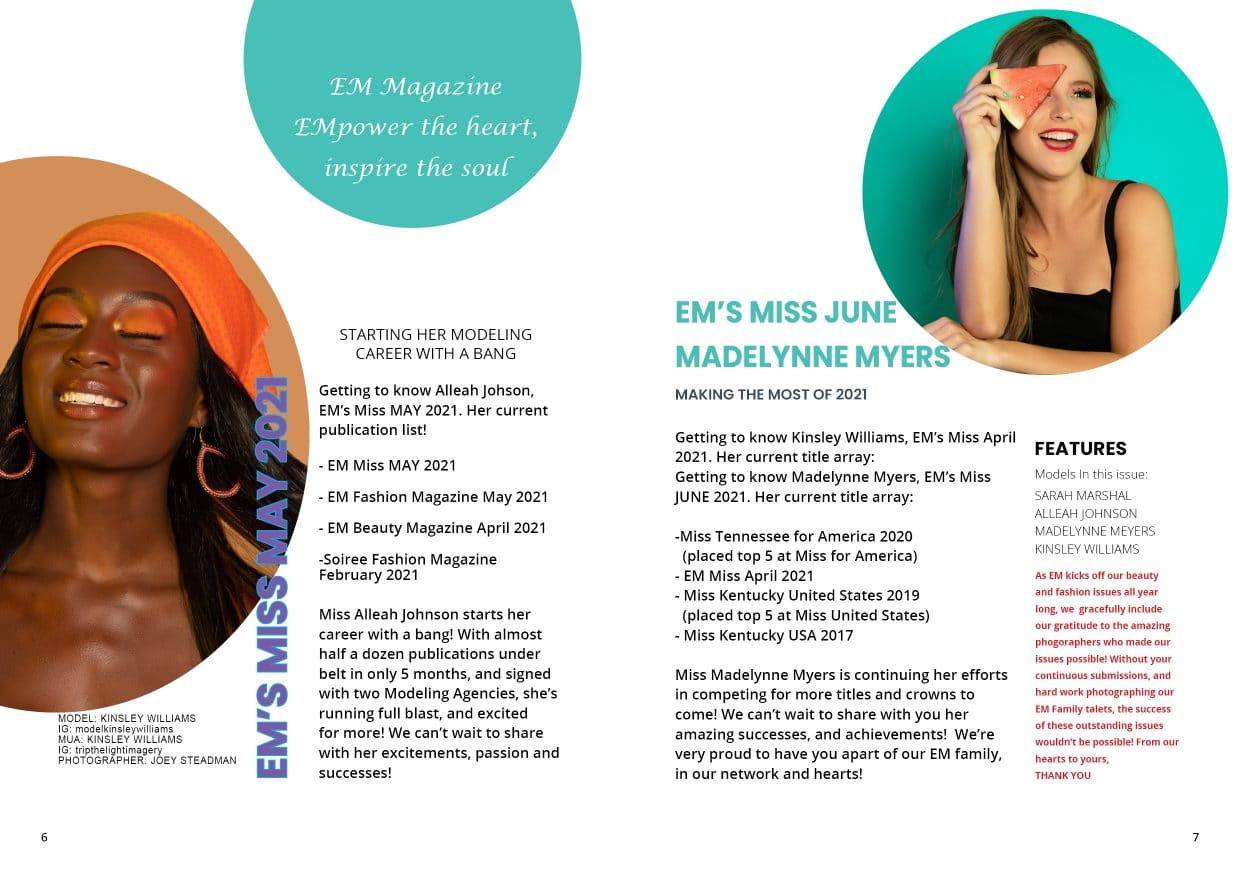 EM Magazine - July 2021 - Sarah Johnson