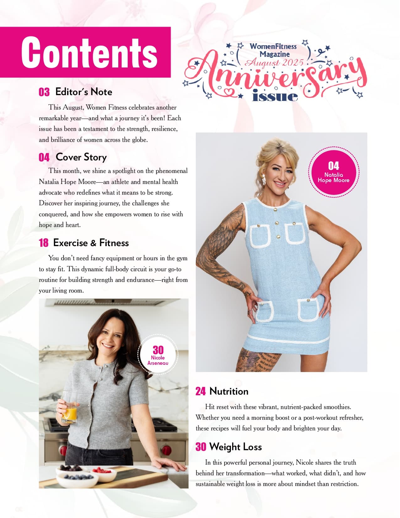 Women Fitness International Magazine - August 2025 - Natalia Hope Moore