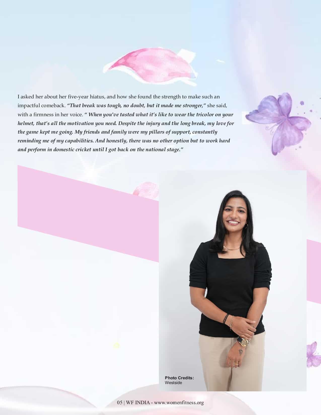 Women Fitness India Magazine - November 2024 - Sneh Rana