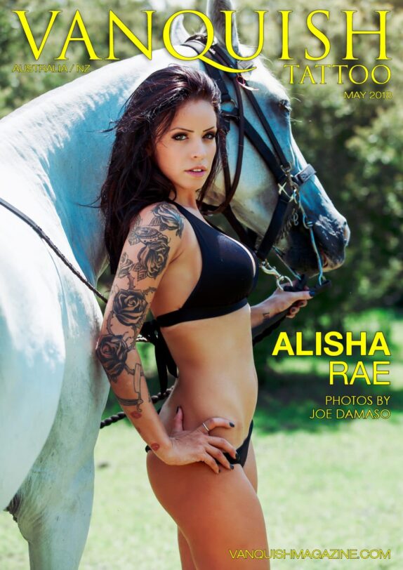 Vanquish Tattoo Magazine – May 2018 – Alisha Rae 