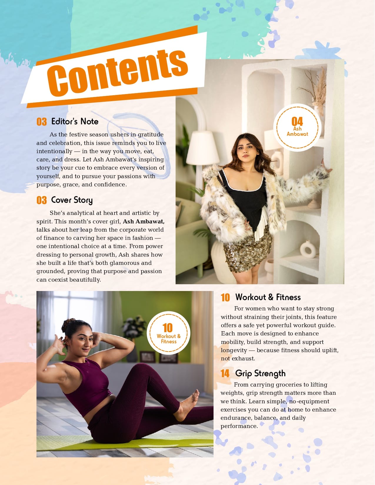 Women Fitness India Magazine - November 2025 - Ash Ambawat