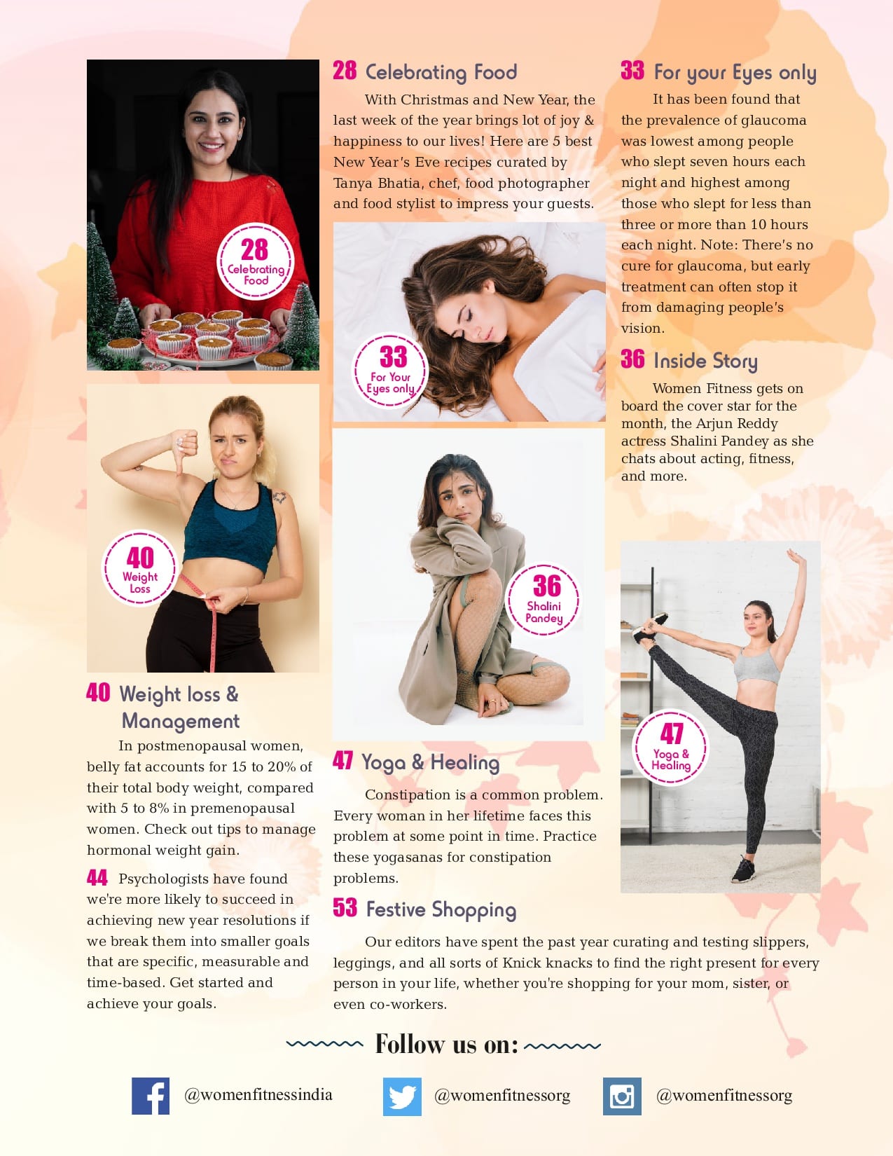 Women Fitness India Magazine - January 2024 - Sonnalli A. Sajnani