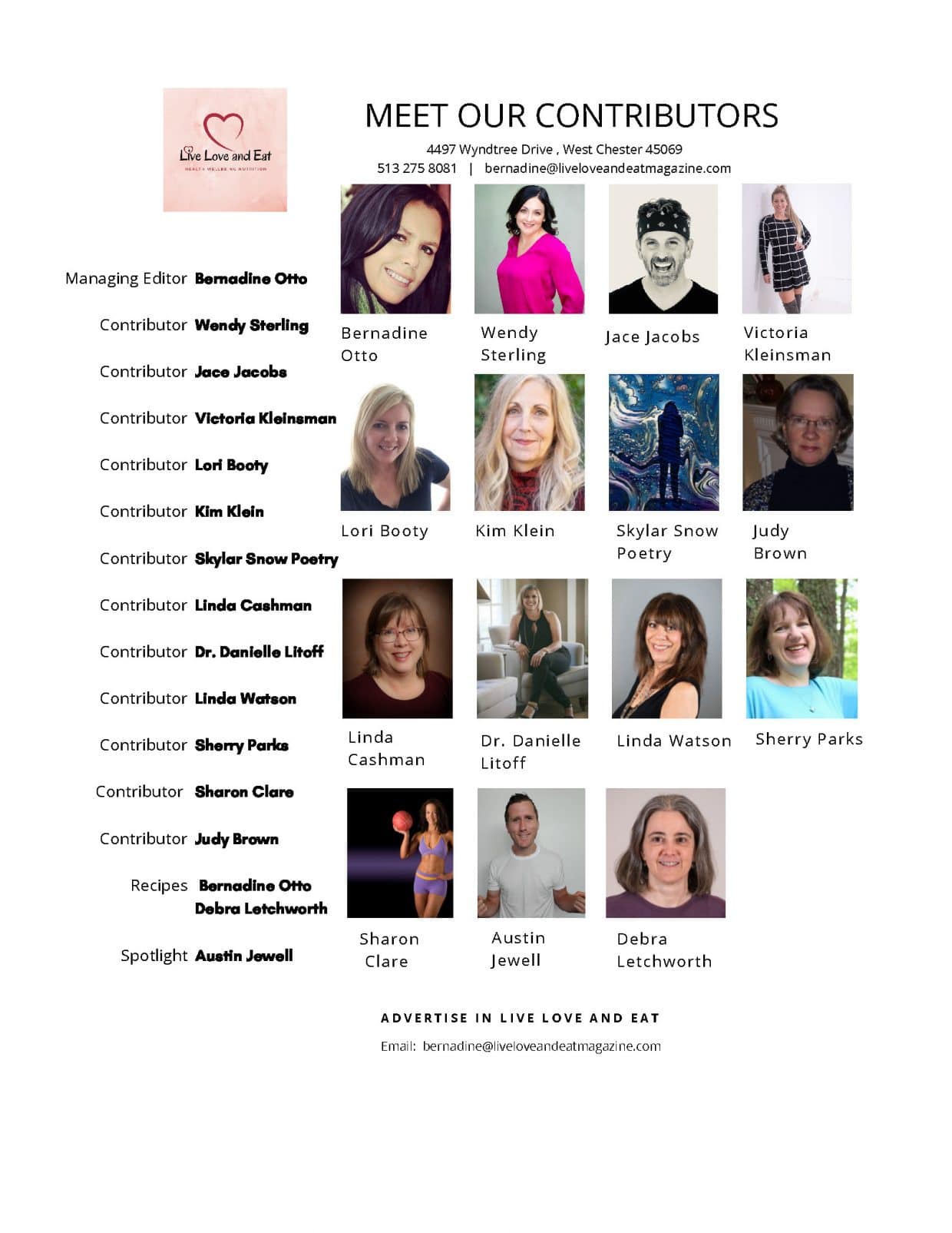 The Live Love and Eat Magazine - April 2021