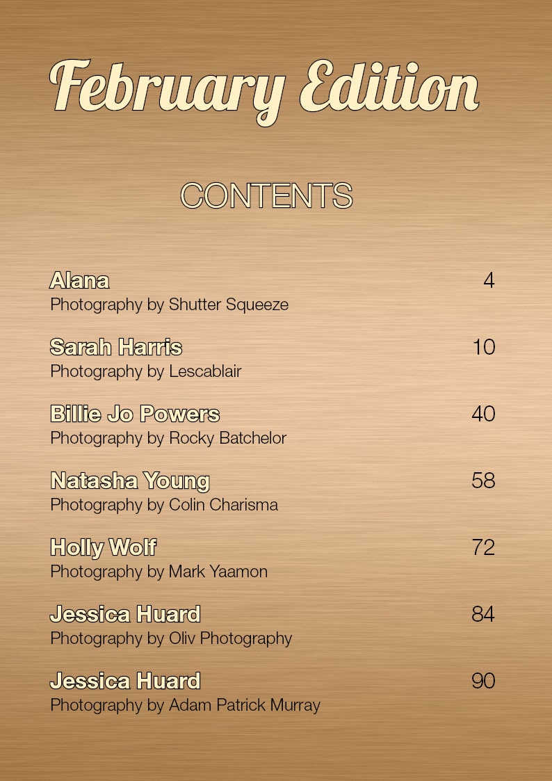 Vanquish Magazine ANZ - February 2015 - Sarah Harris