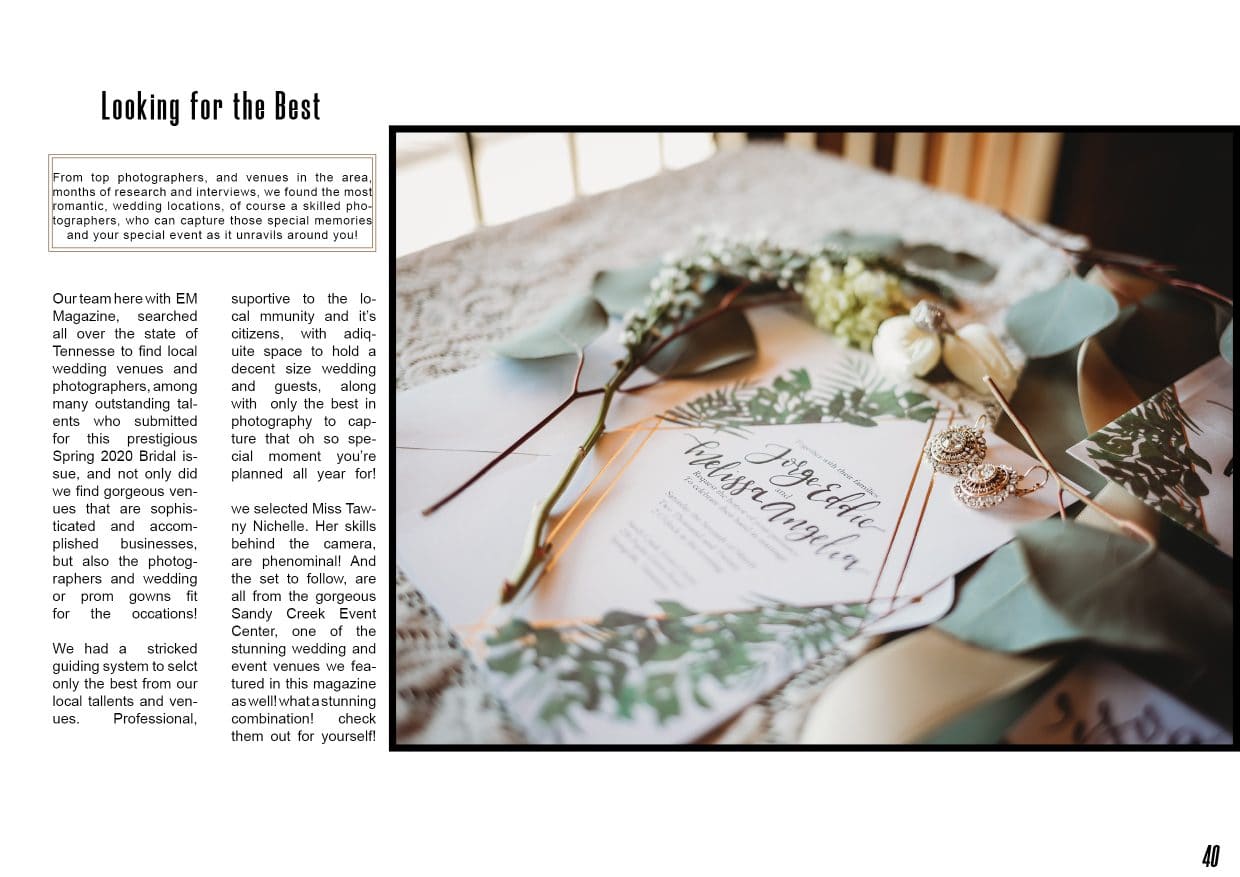 EM Magazine - Spring Bridal 2020