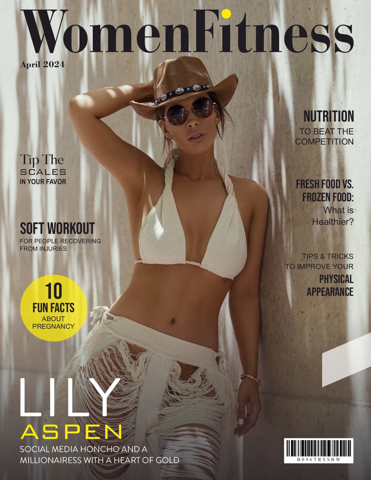 Women Fitness International Magazine - April 2024 - Lily Aspen Women Fitness International Magazine – April 2024 – Lily Aspen