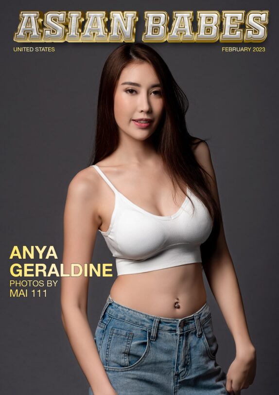Asian Babes Magazine – February 2023 – Anya Geraldine magazine cover