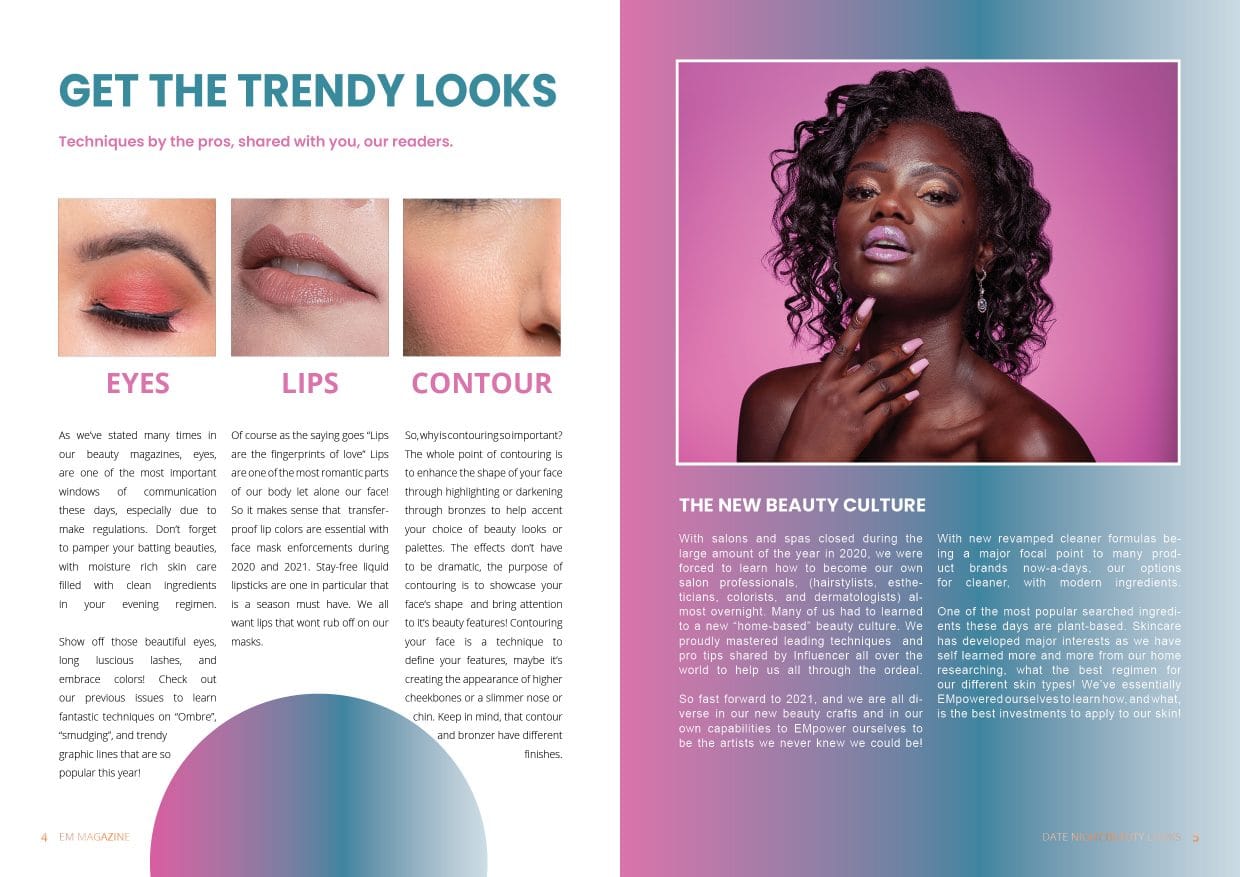 EM Magazine - September 2021 - Date Night Beauty