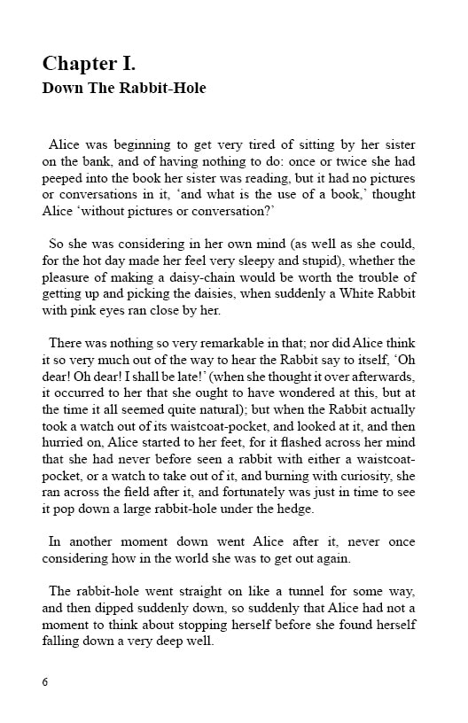 Alices Adventures in Wonderland - Lewis Caroll