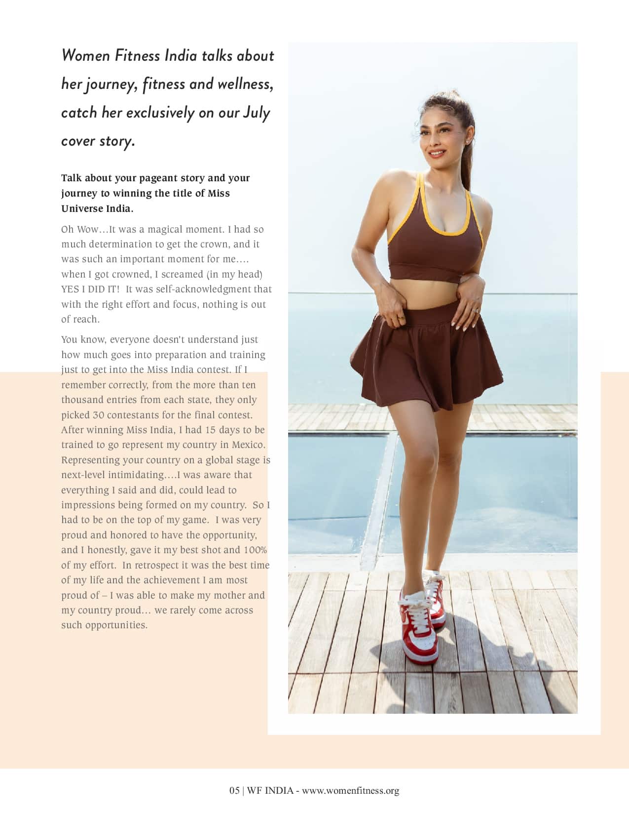 Women Fitness India Magazine - July 2024 - Puja G Talukdar