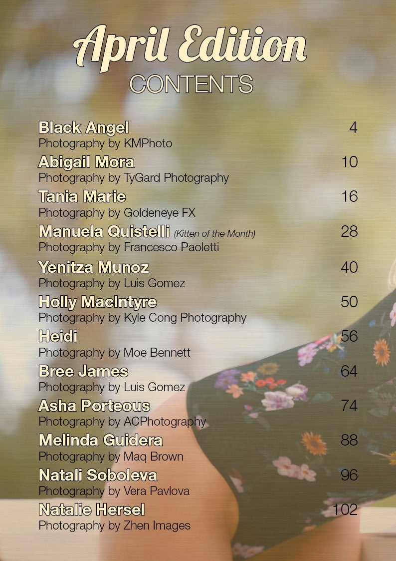 Vanquish Magazine - April 2018 - Yenitza Munoz