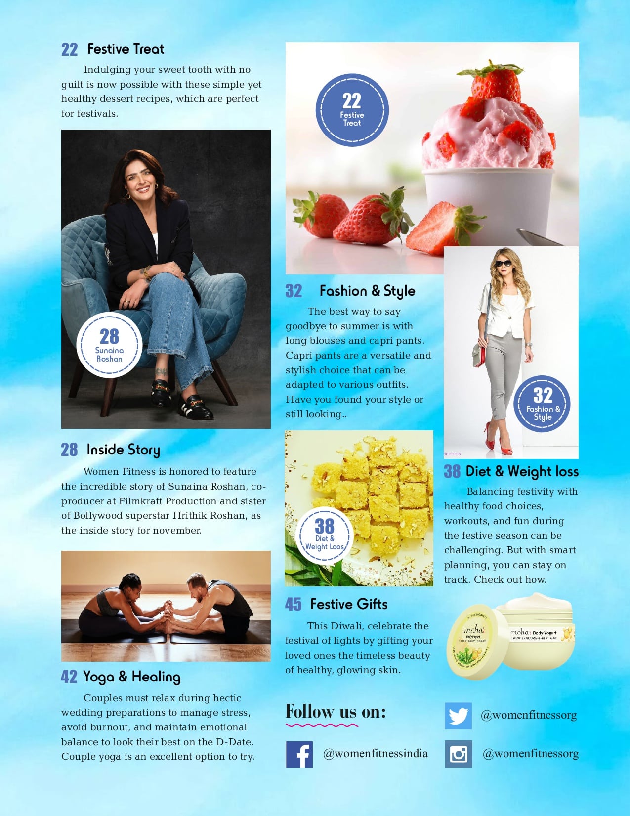 Women Fitness India Magazine - November 2024 - Sneh Rana