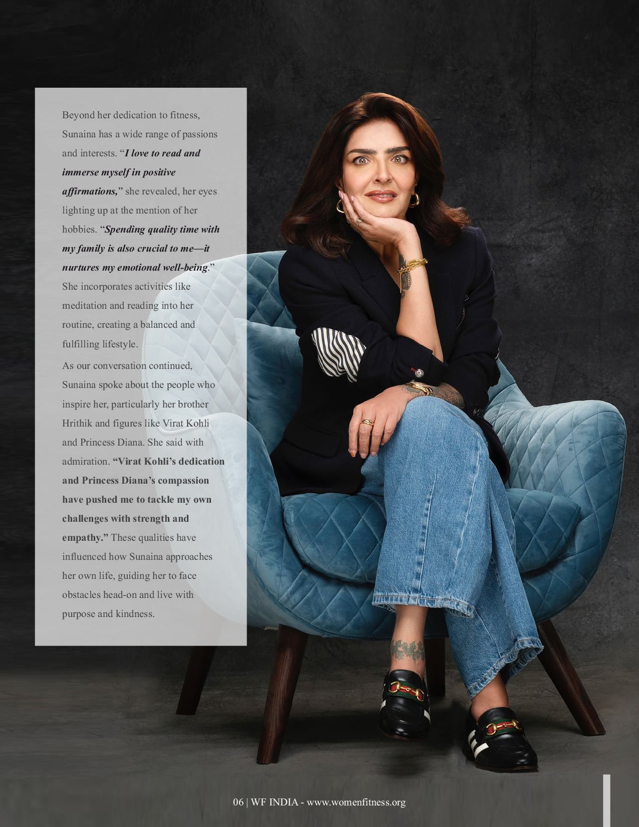 Women Fitness India Magazine - October 2024 - Sunaina Roshan
