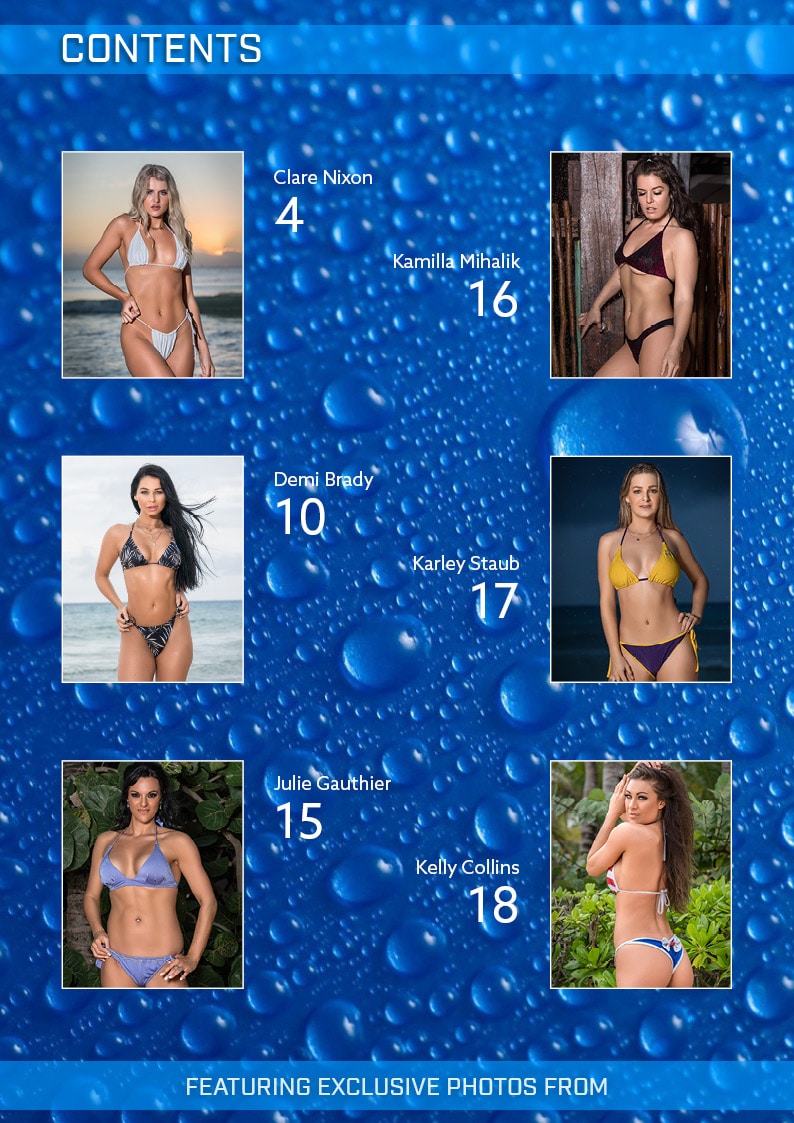 Swimsuit USA Magazine - Issue 38 - Clare Nixon