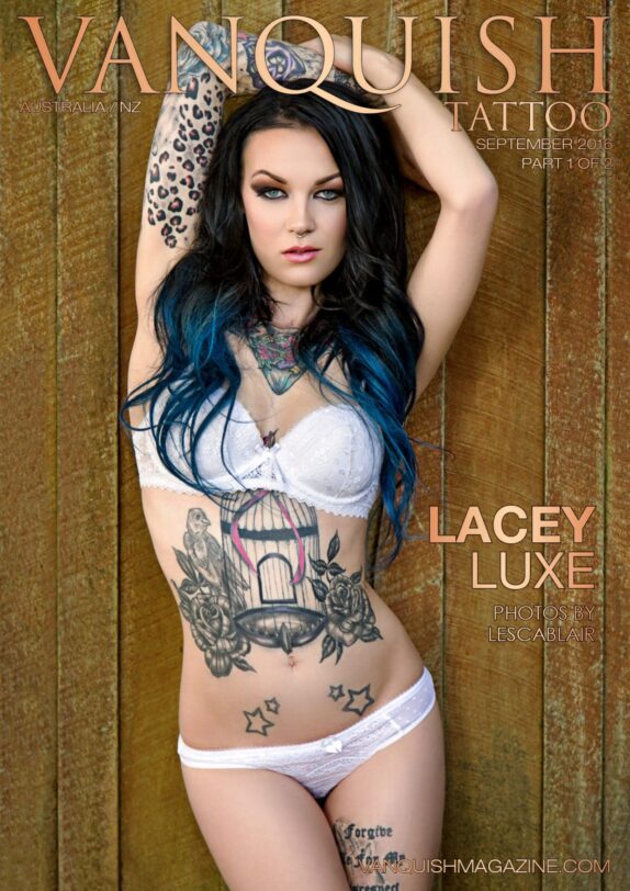 Vanquish Tattoo Magazine - September 2016 - Lacey Luxe Vanquish Tattoo Magazine – September 2016 – Lacey Luxe