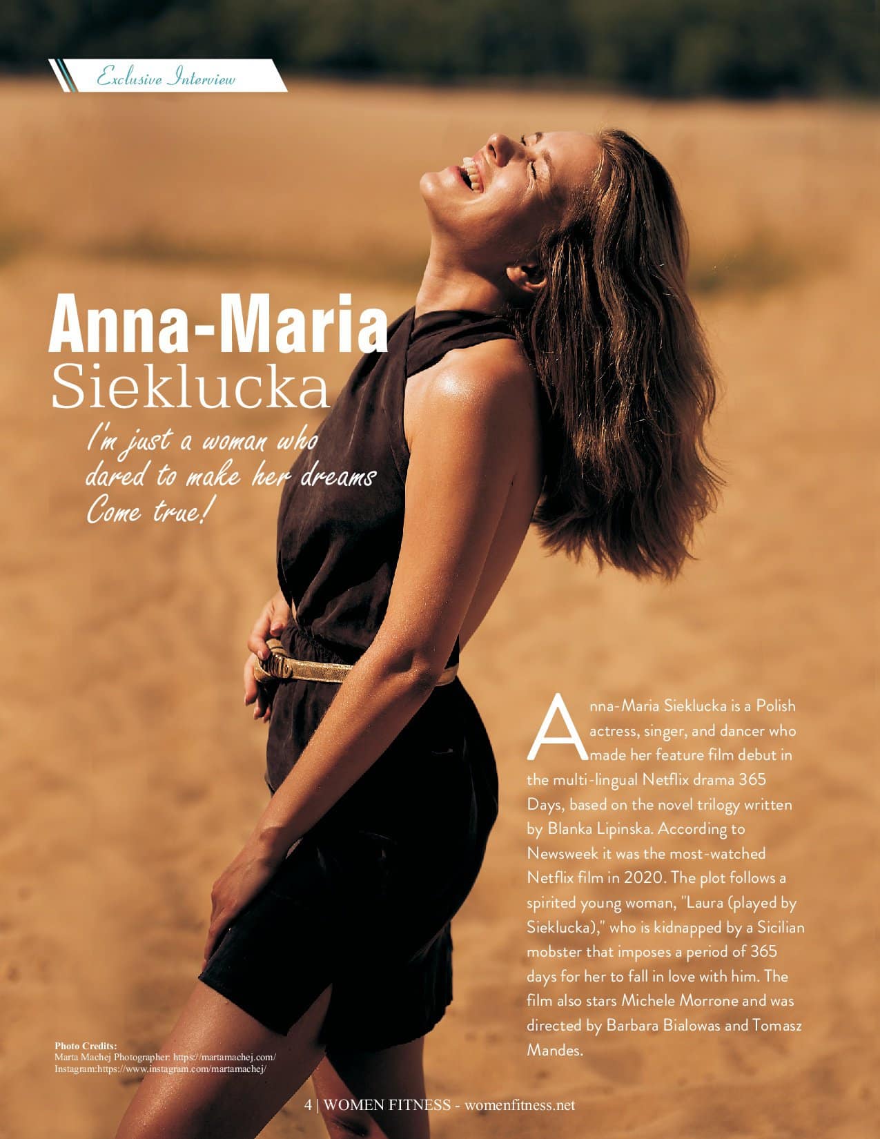 Women Fitness International Magazine - 26th Anniversary Special 2022 - Anna-Maria Sieklucka