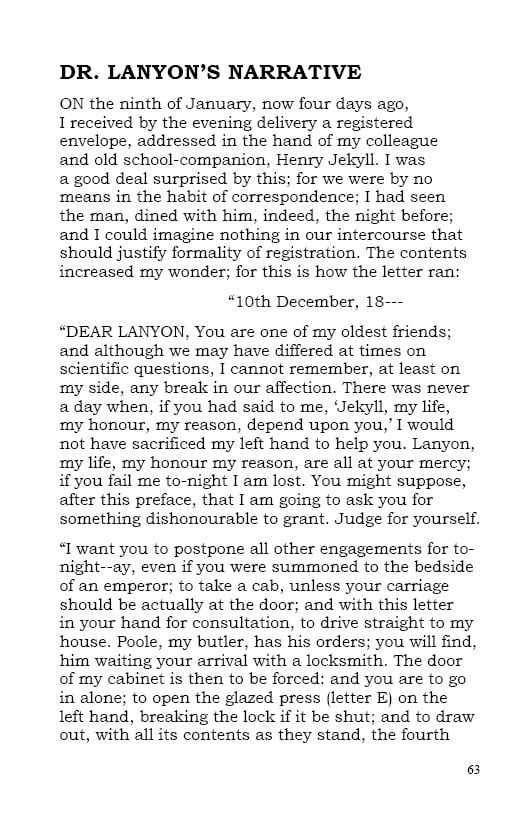 Dr Jekyll and Mr Hyde - Robert Louis Stevenson