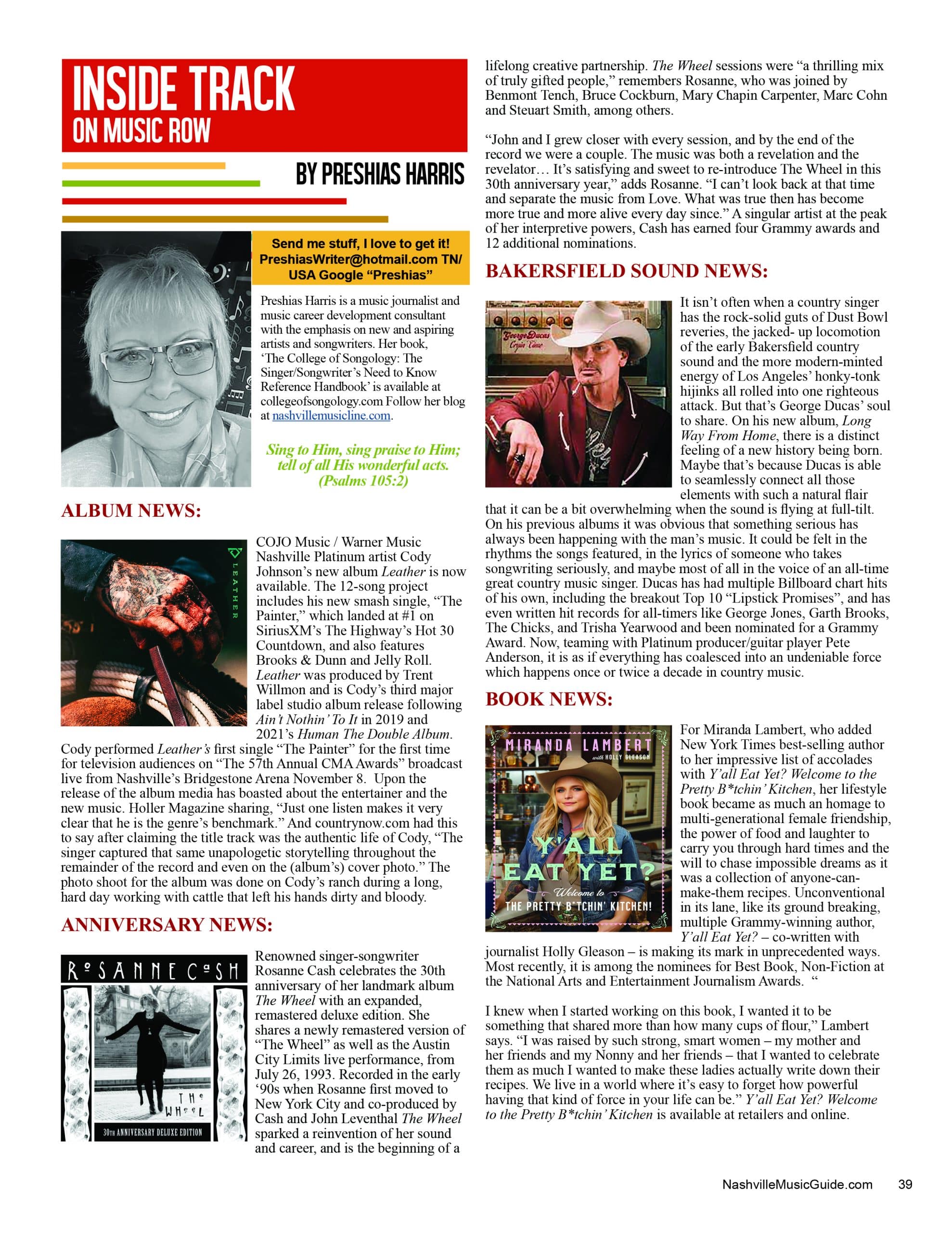 Nashville Music Guide - Holiday Issue 2023