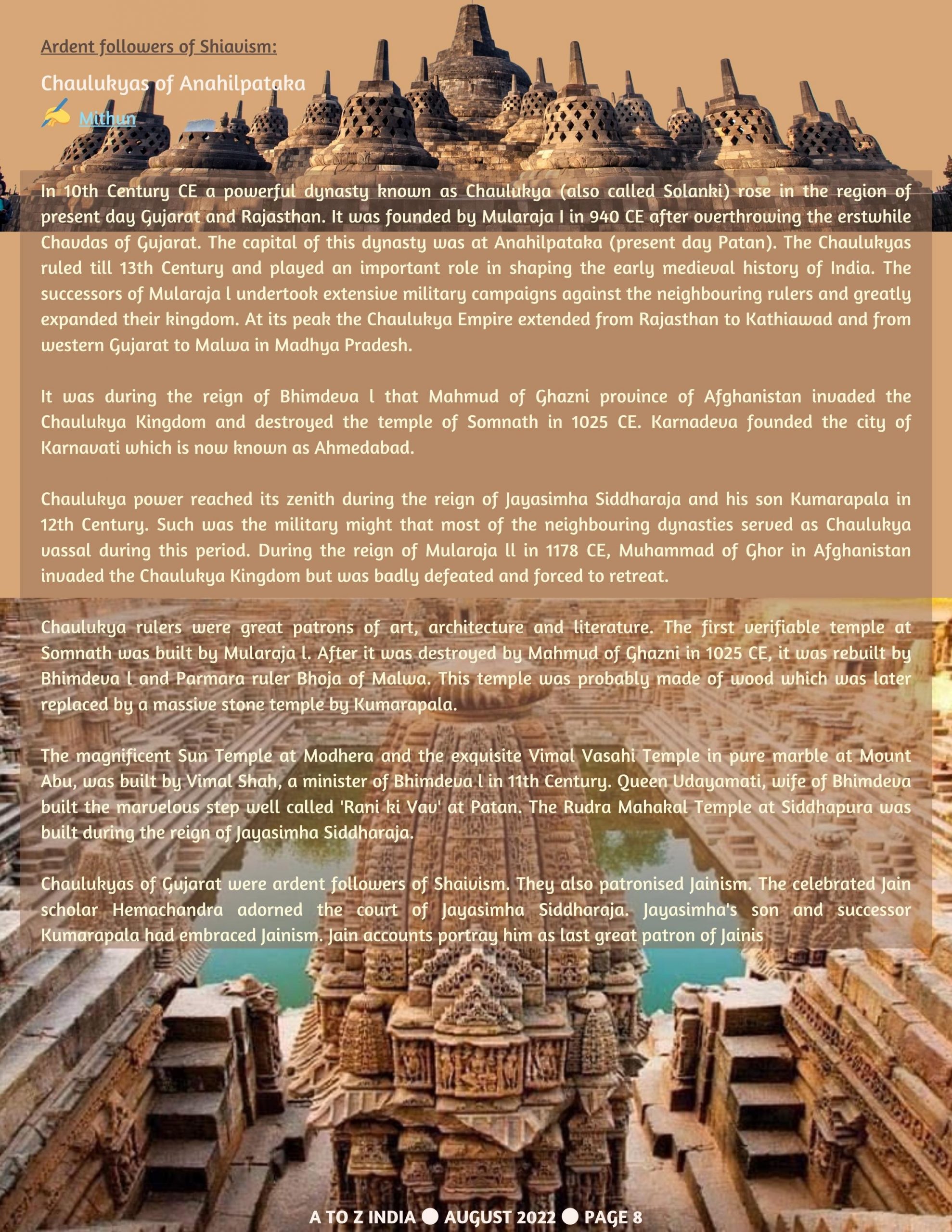 A to Z India Magazine - August 2022