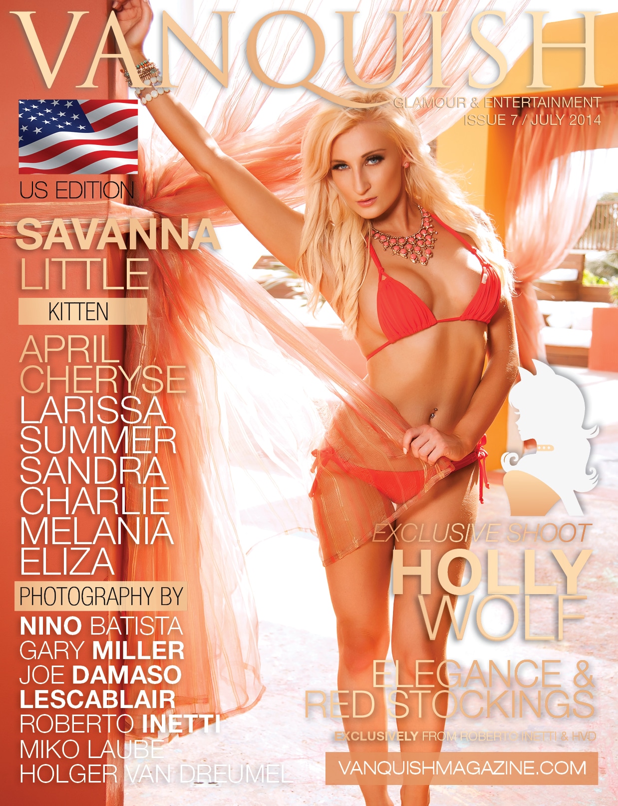 Vanquish Magazine - July 2014 - Holly Wolf Vanquish Magazine – July 2014 – Holly Wolf