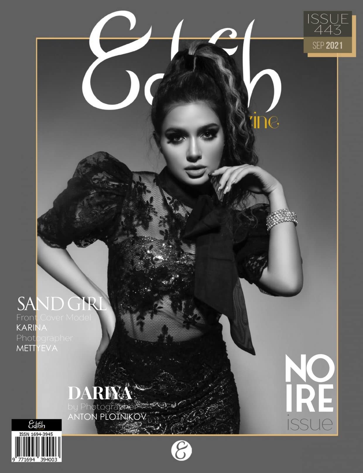 Edith Magazine - September 2021 - Issue 443 - Noire Edith Magazine – September 2021 – Issue 443 – Noire