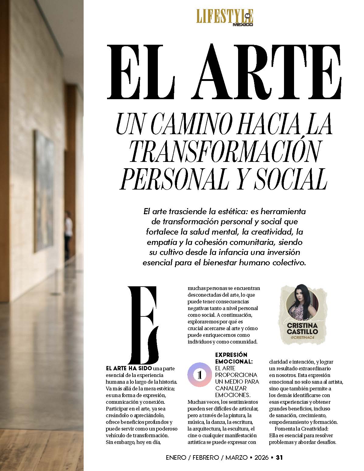 Lifestyle Plus Magazine - Mexico Edition - March 2026 - Florencia Cassi & Jhovanoty