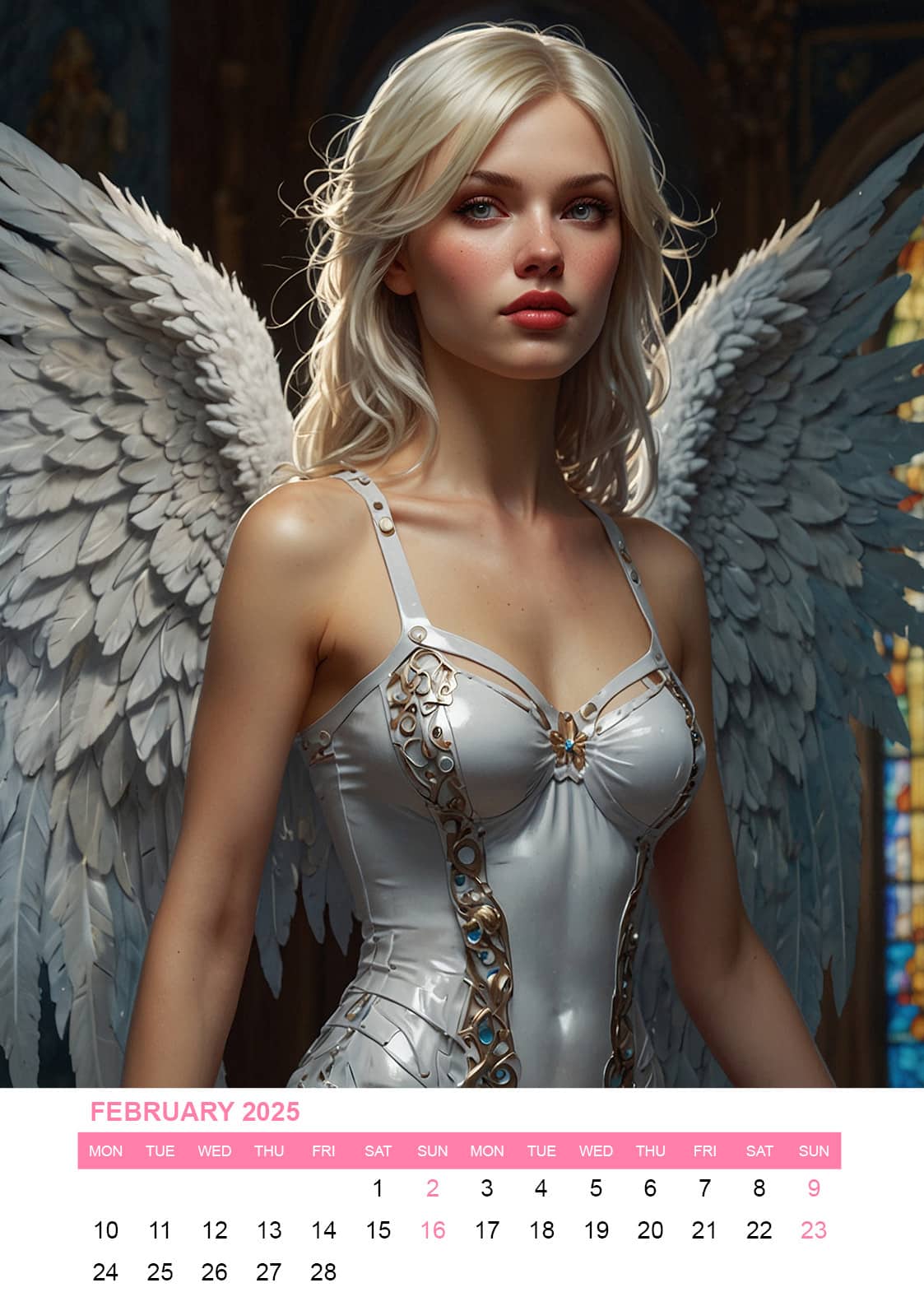 Angels - 2025 Calendar