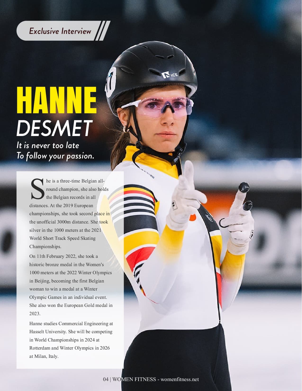 Women Fitness International Magazine - June 2024 - Hanne Desmet