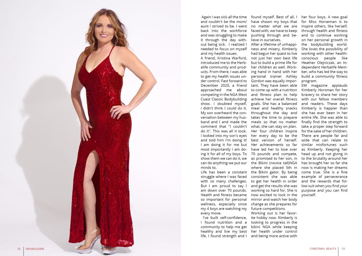 EM Magazine - December 2021 - Kimberly Horsman