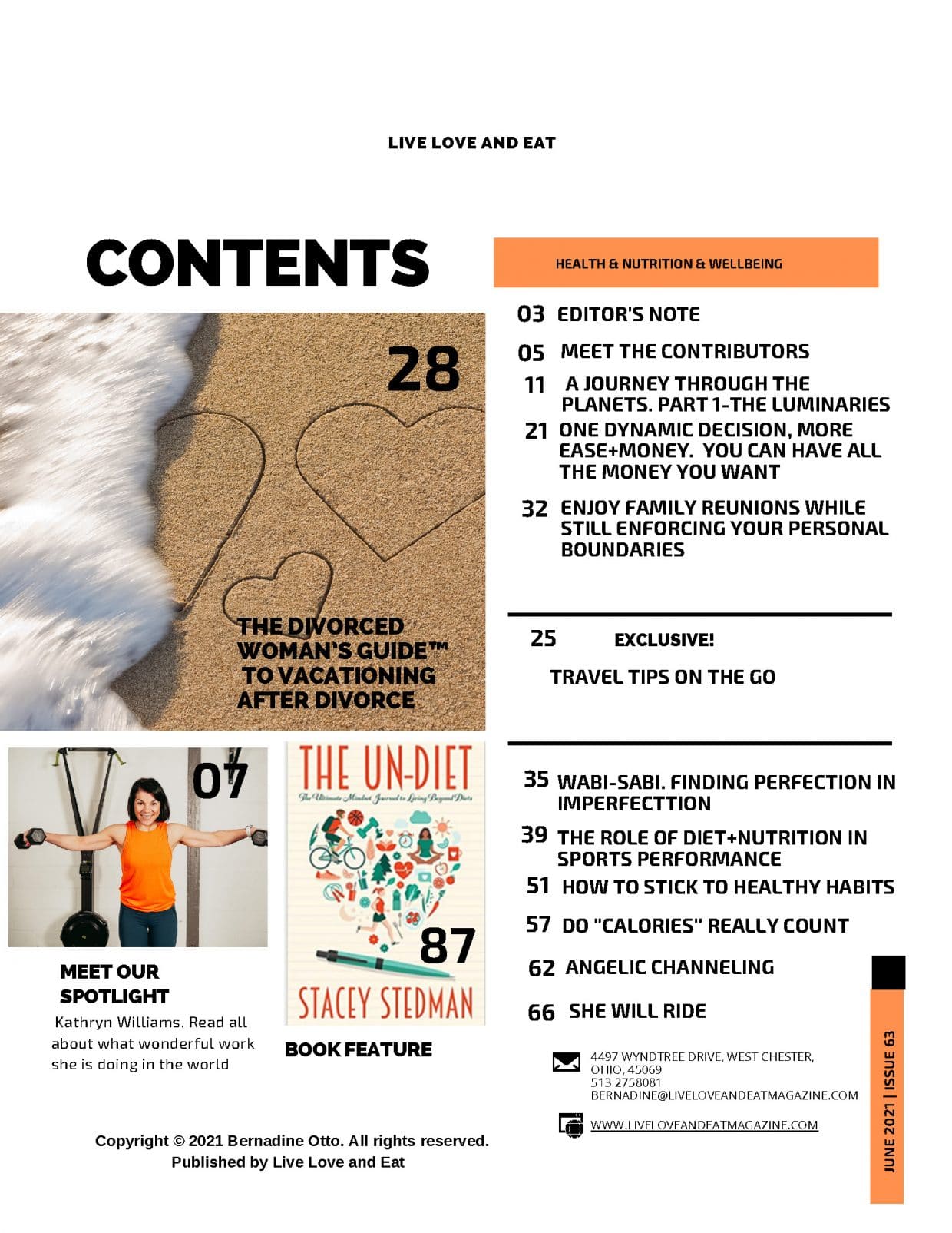 Live Love and Eat Magazine - June 2021
