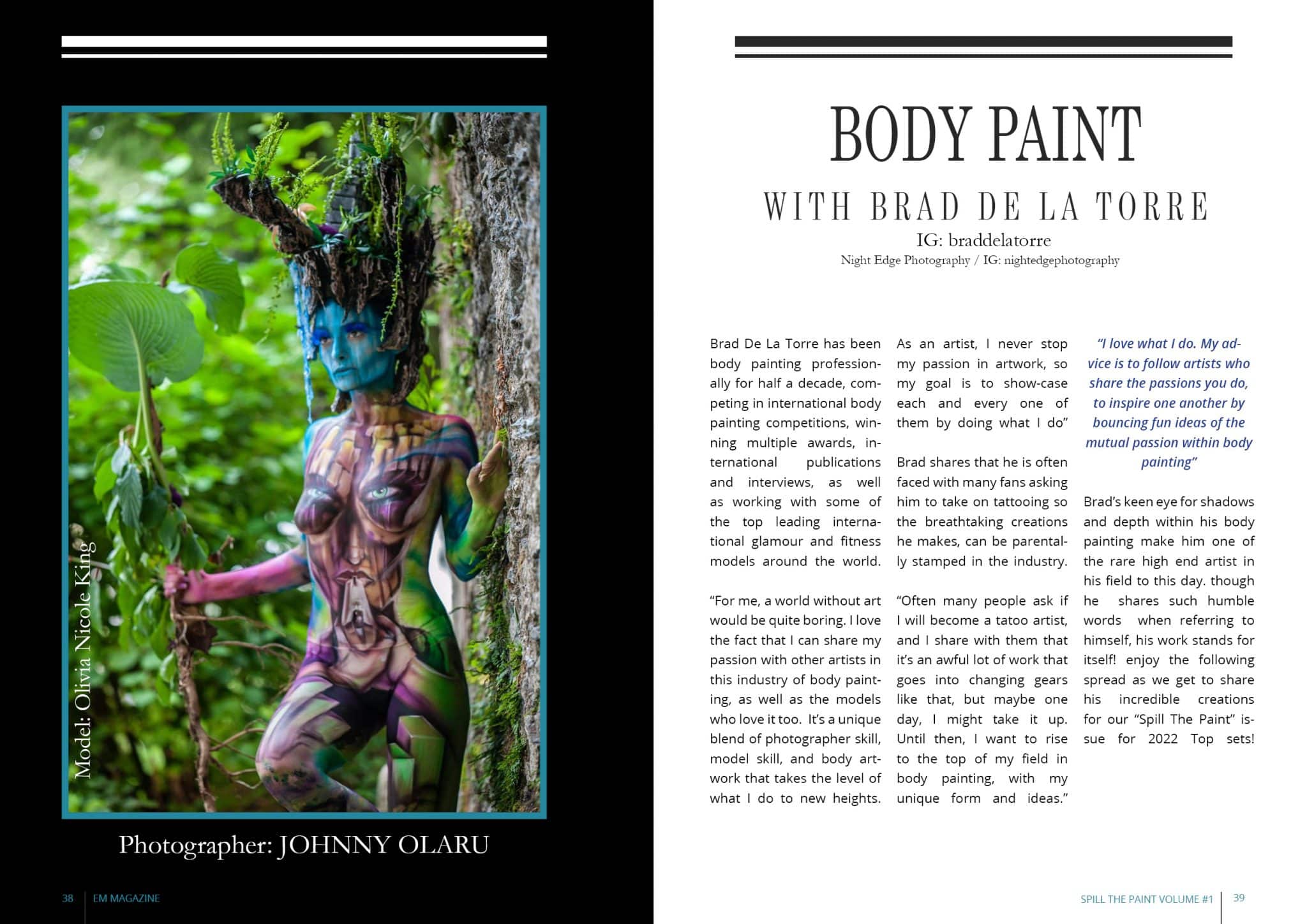 EM Magazine - Spill The Paint - Volume 1 - Katie Barker