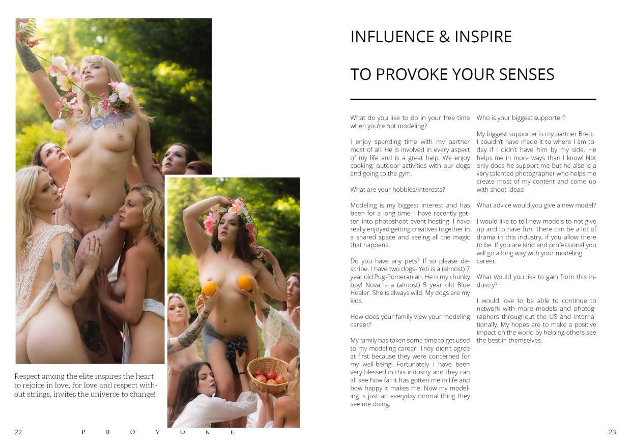 Provoke Magazine - November 2021 - Paradise Picnic