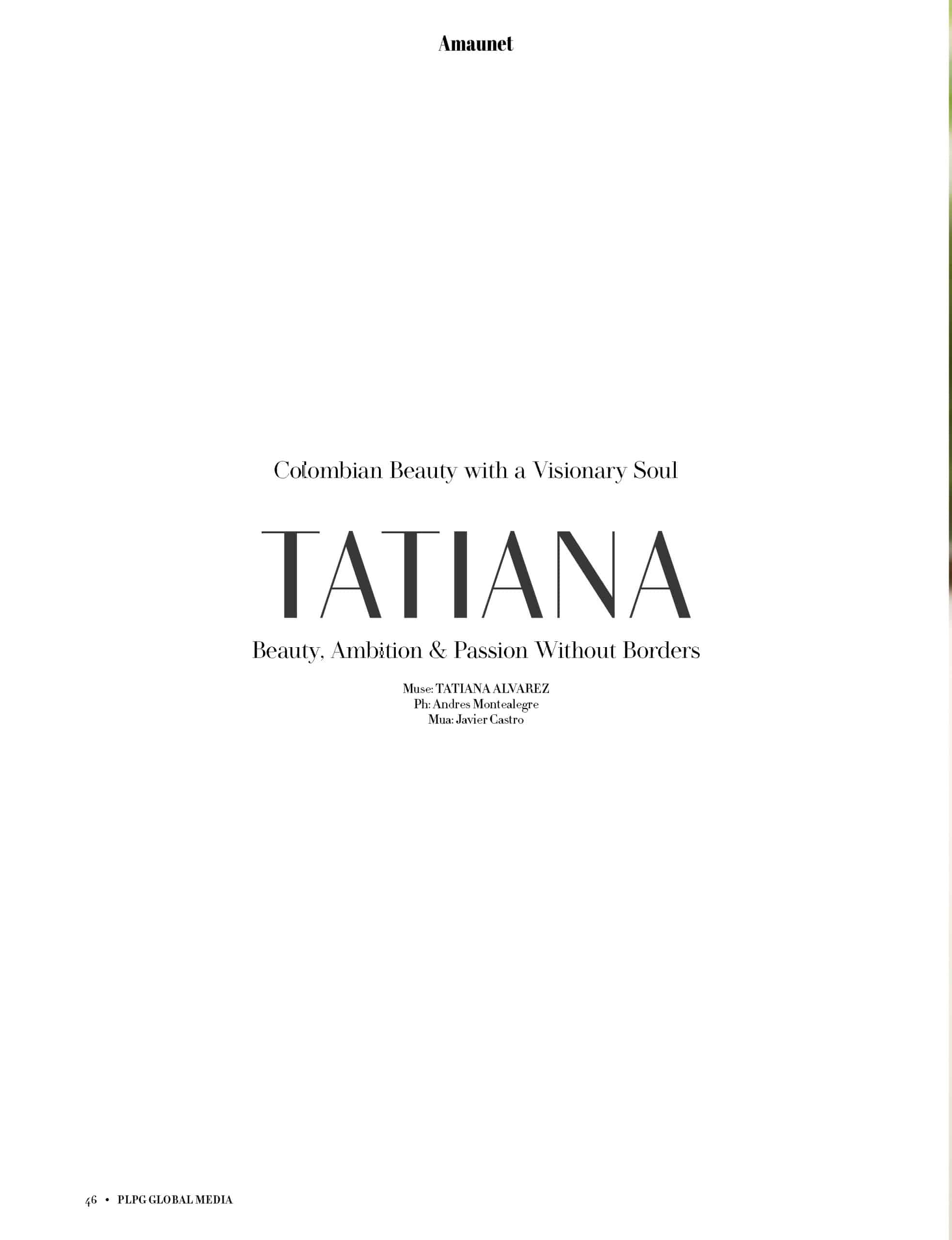 Amaunet Magazine - July 2025 - Tatiana Alvarez