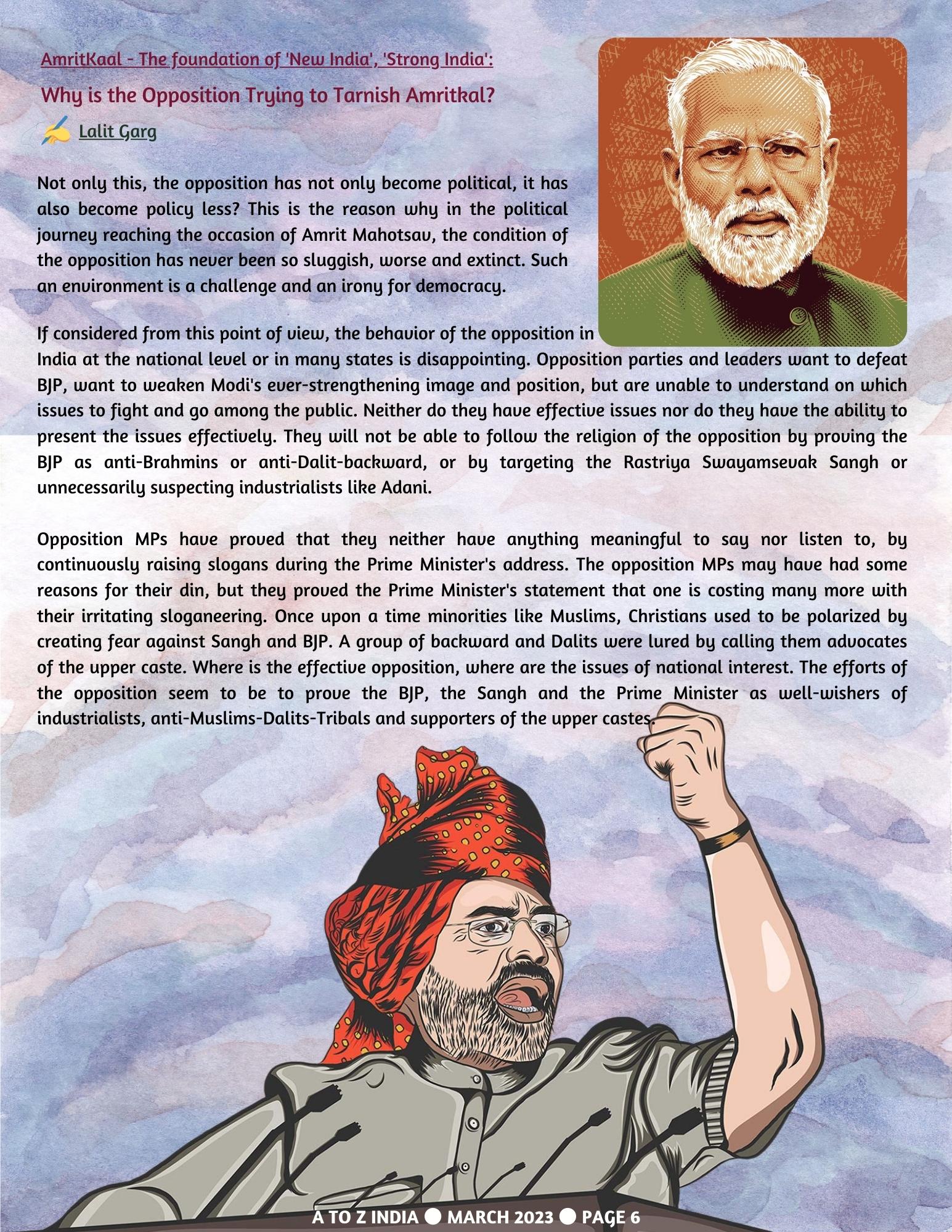 A to Z India Magazine - March 2023