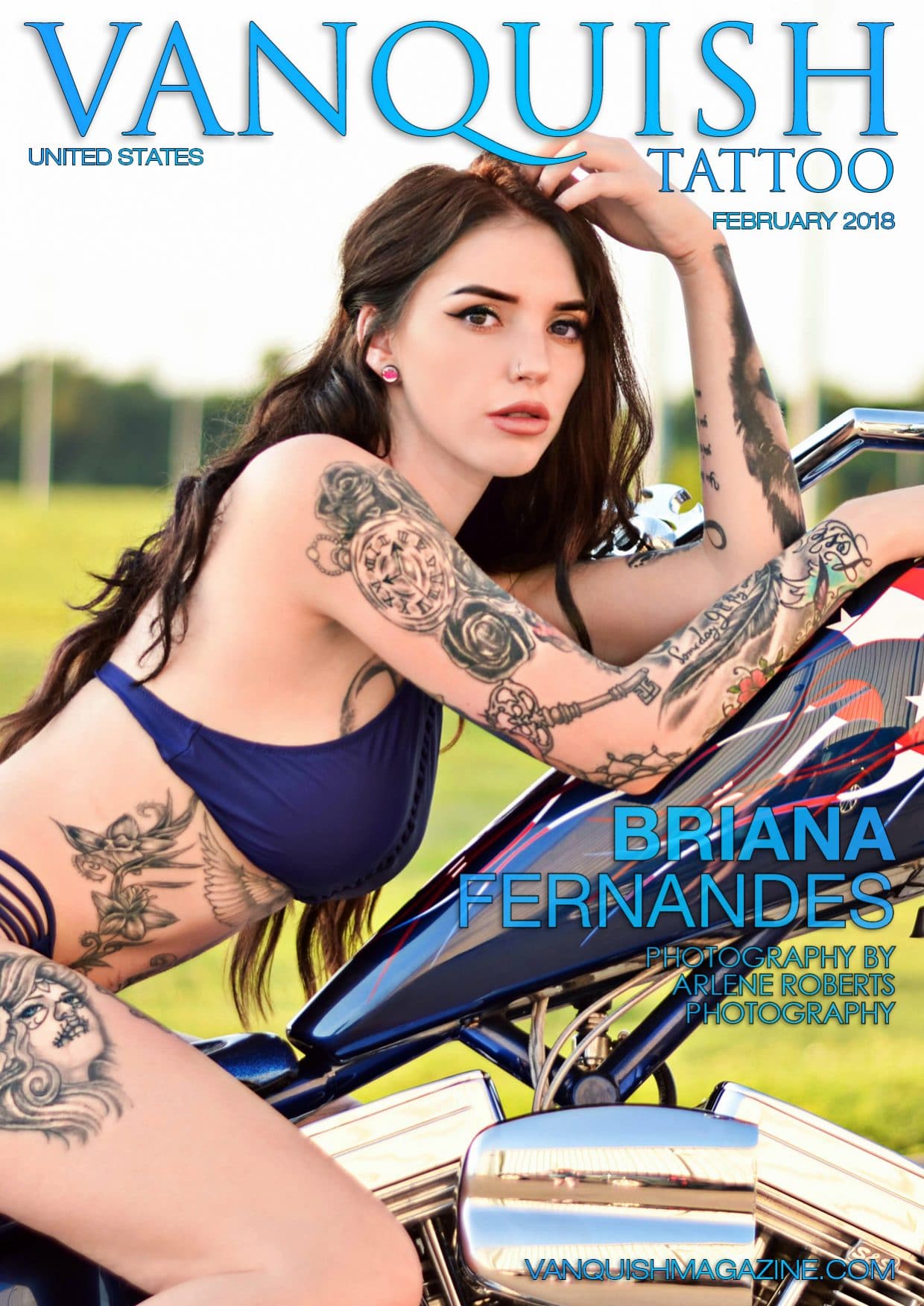 Vanquish Tattoo Magazine - February 2018 - Briana Fernandes Vanquish Tattoo Magazine – February 2018 – Briana Fernandes
