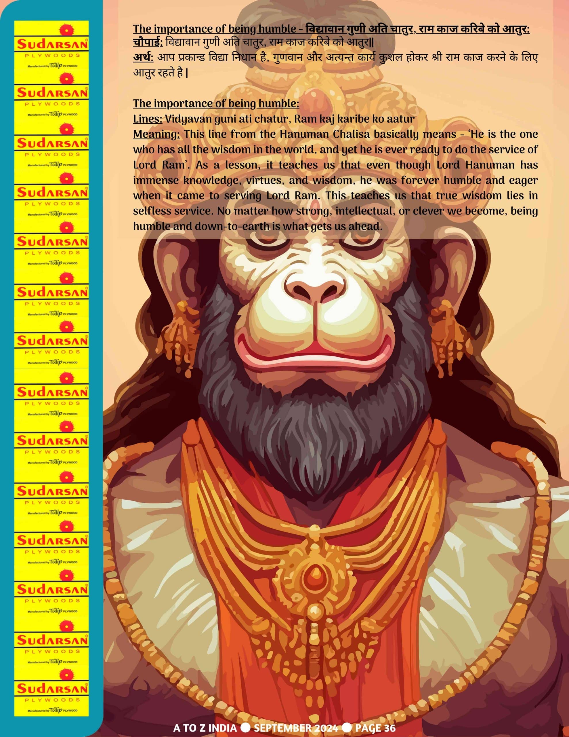 A to Z India Magazine - September 2024 - Hanuman