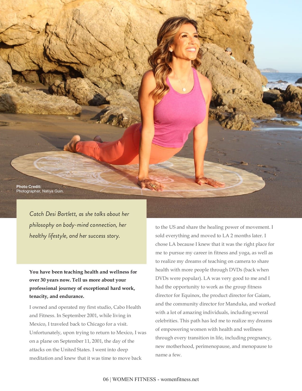 Women Fitness International Magazine - May 2024 - Desi Barlett