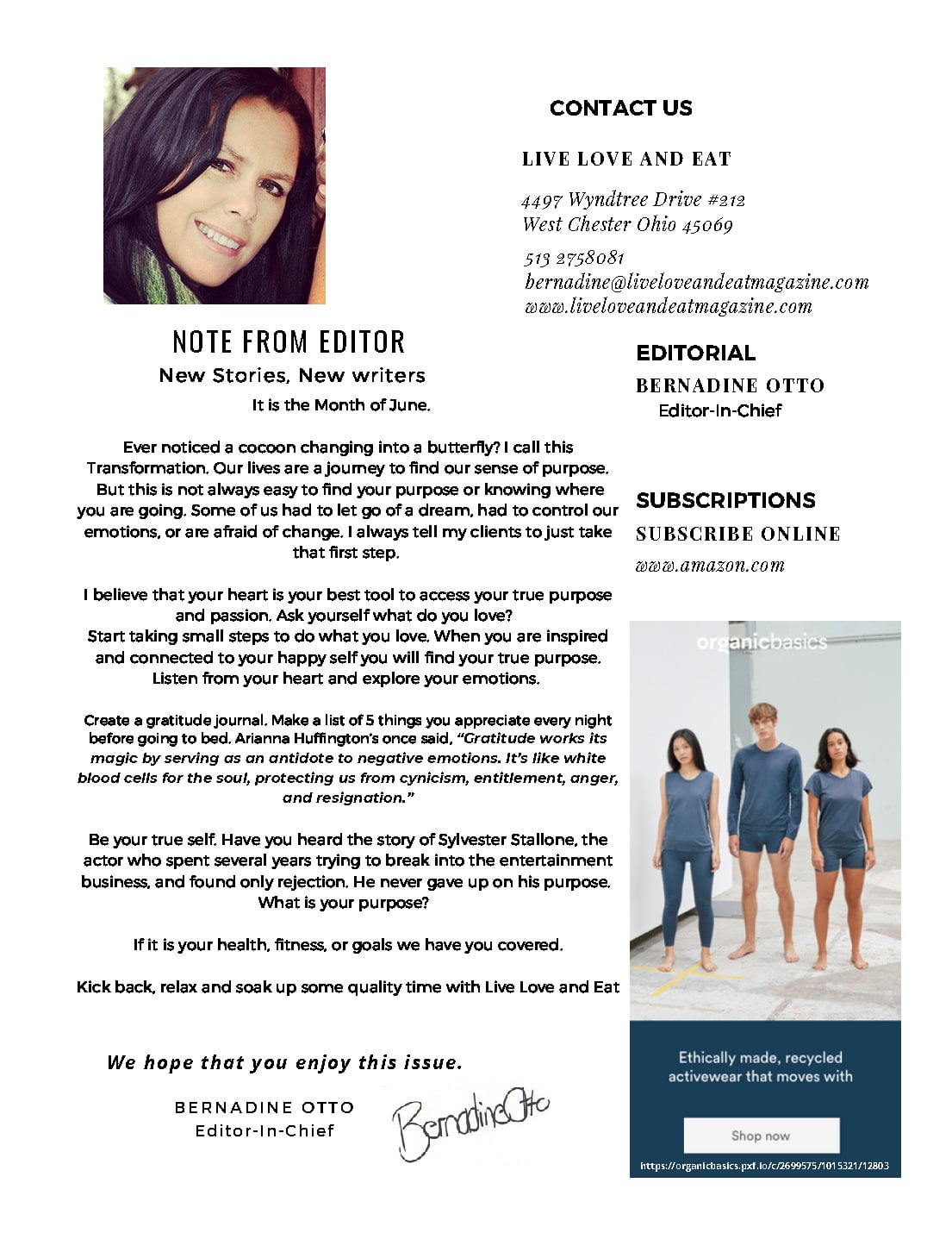 Live Love and Eat Magazine - June 2021