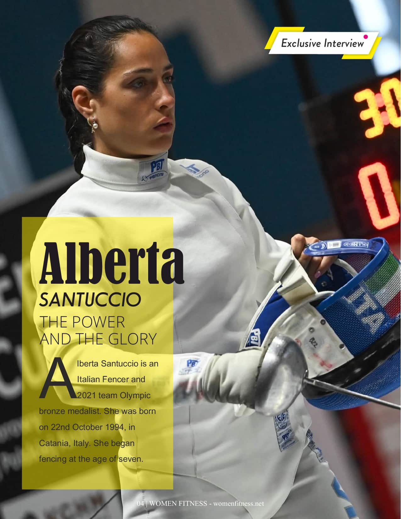 Women Fitness International Magazine - February 2024 - Alberta Santuccio