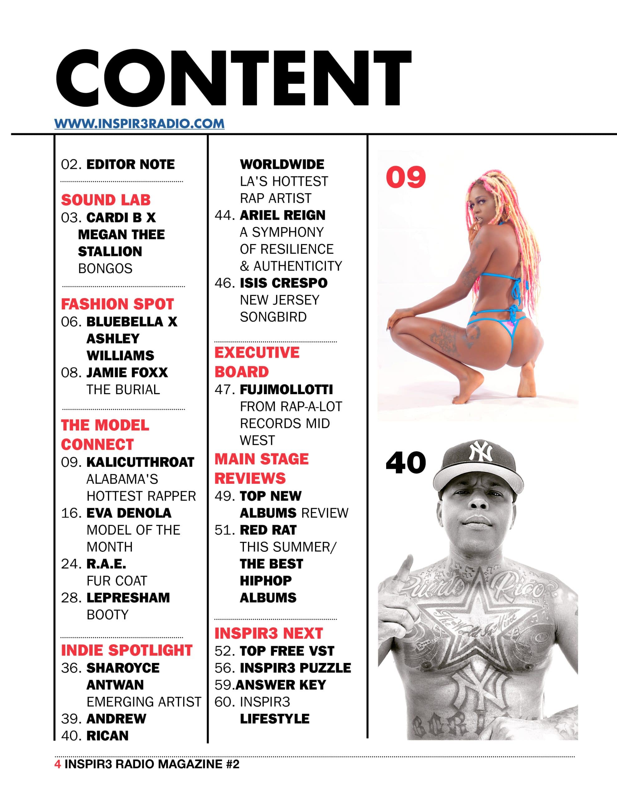 Inspir3 Magazine - Issue 2 - KaliCutThroat