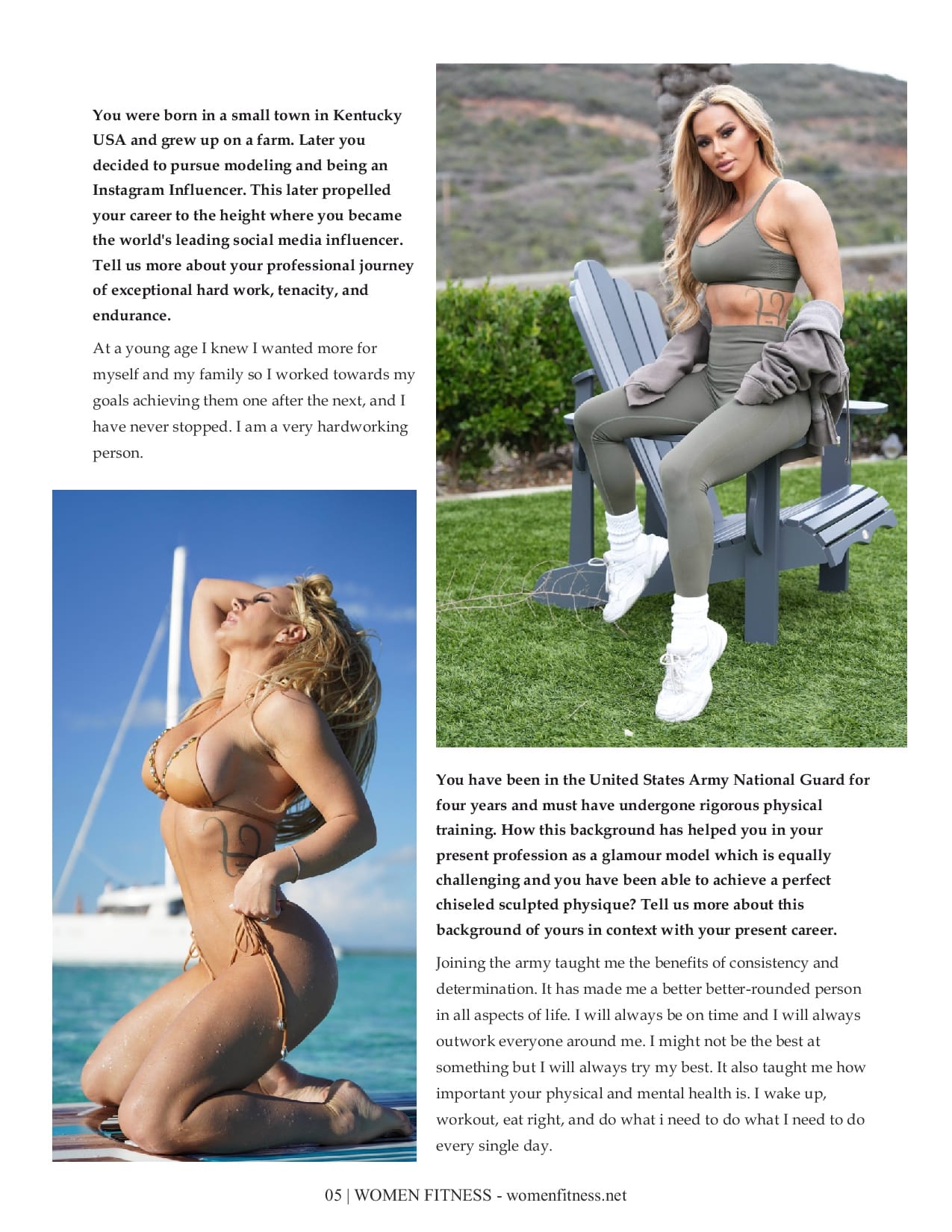 Women Fitness Europe Magazine - April 2024 - Kindly Myers