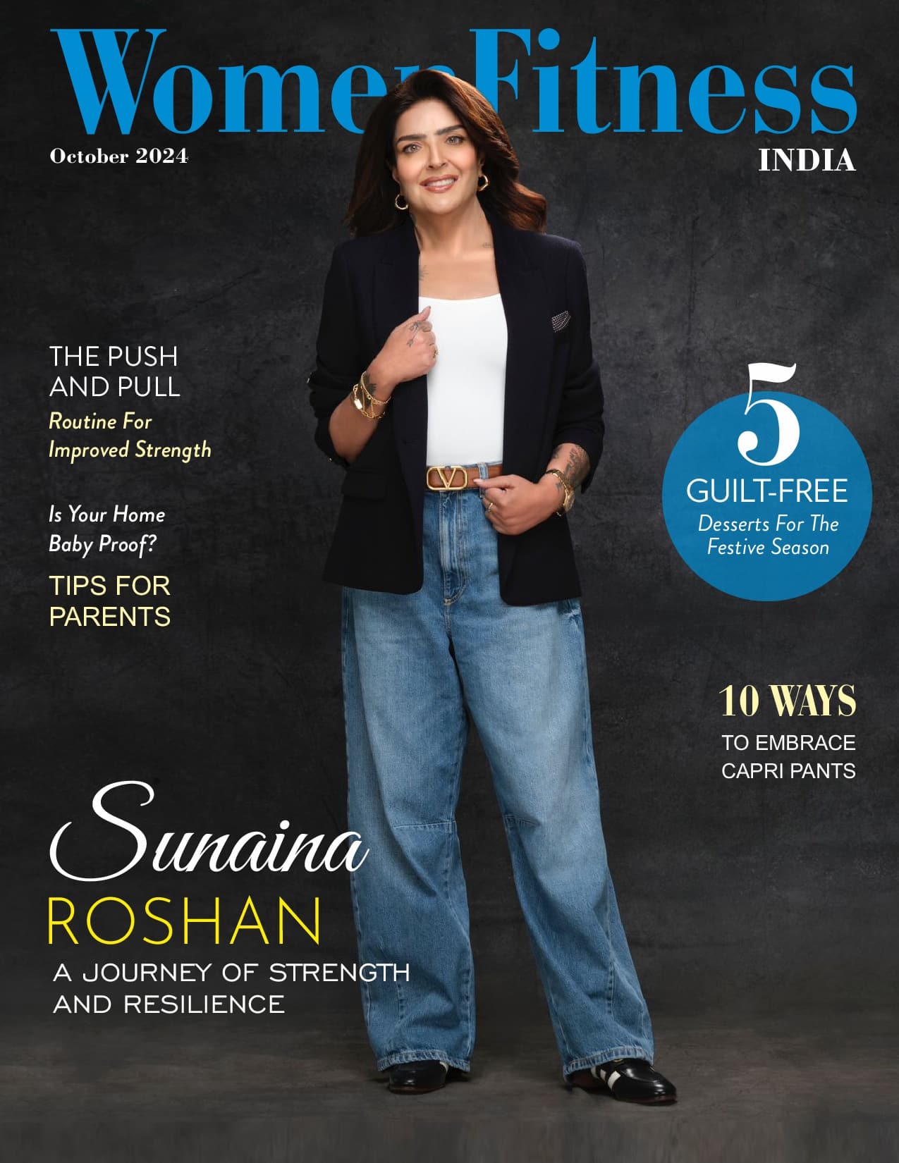 Women Fitness India Magazine - October 2024 - Sunaina Roshan Women Fitness India Magazine – October 2024 – Sunaina Roshan