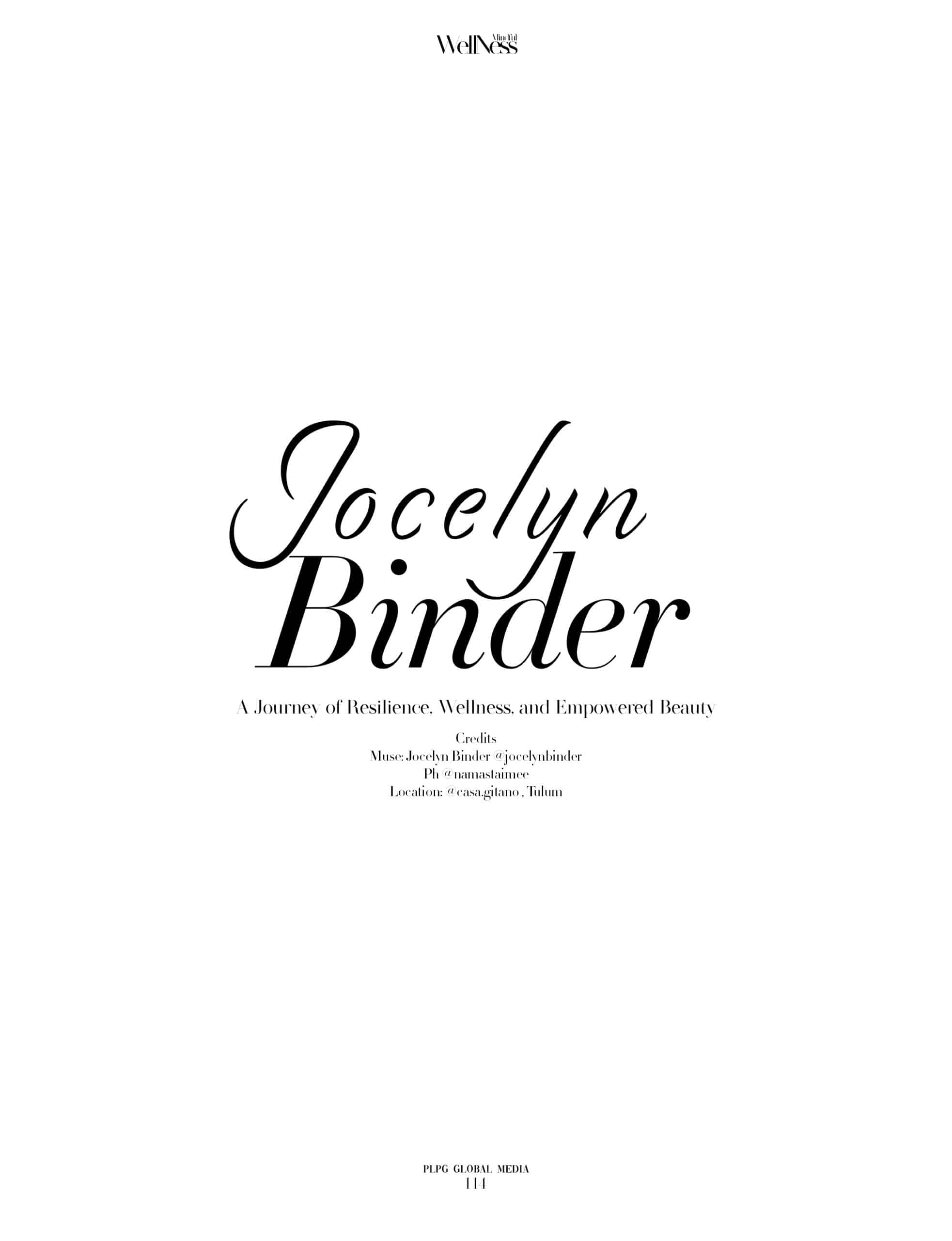 Mindful Wellness Magazine - September 2024 - Jocelyn Binder