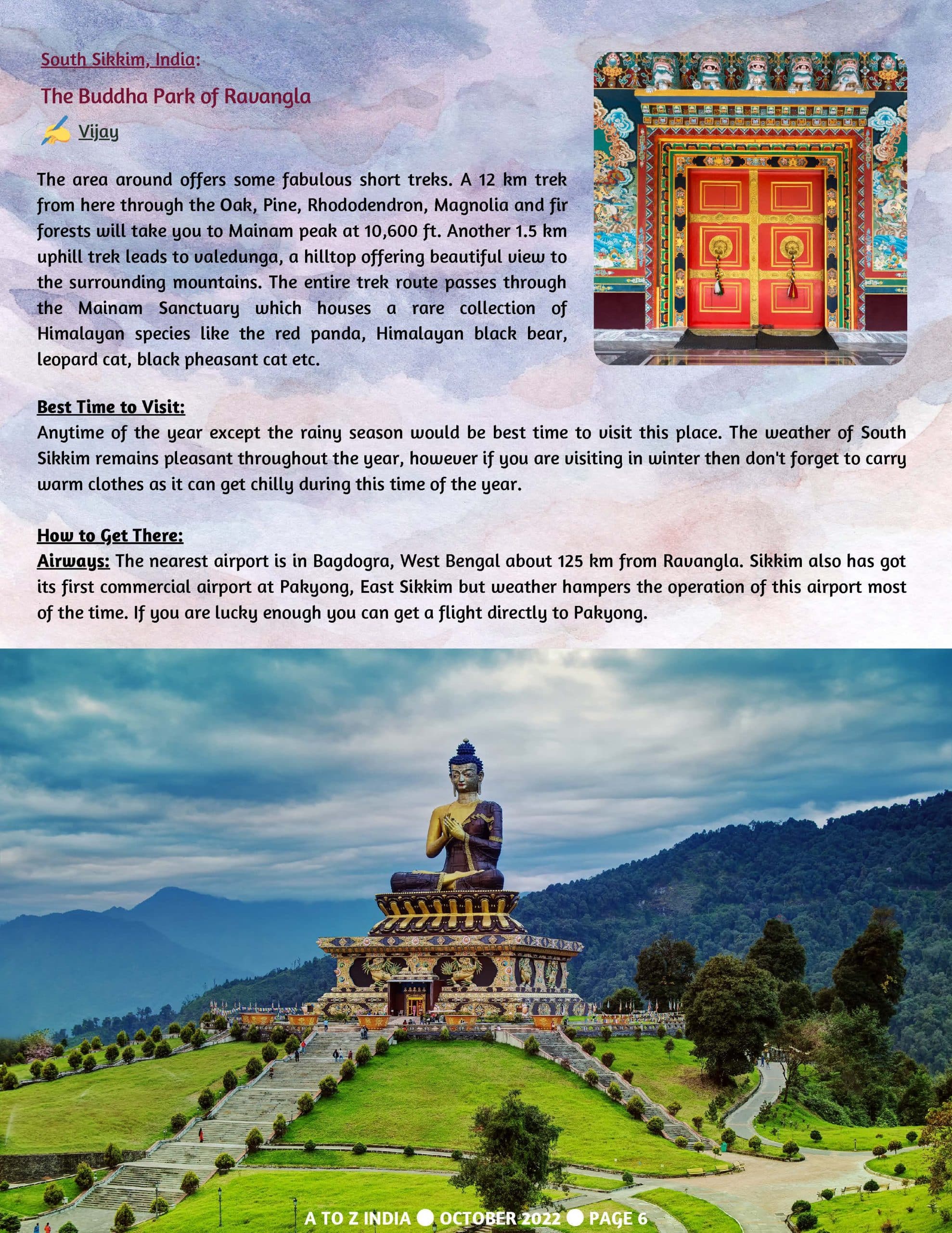 A to Z India Magazine - October 2022
