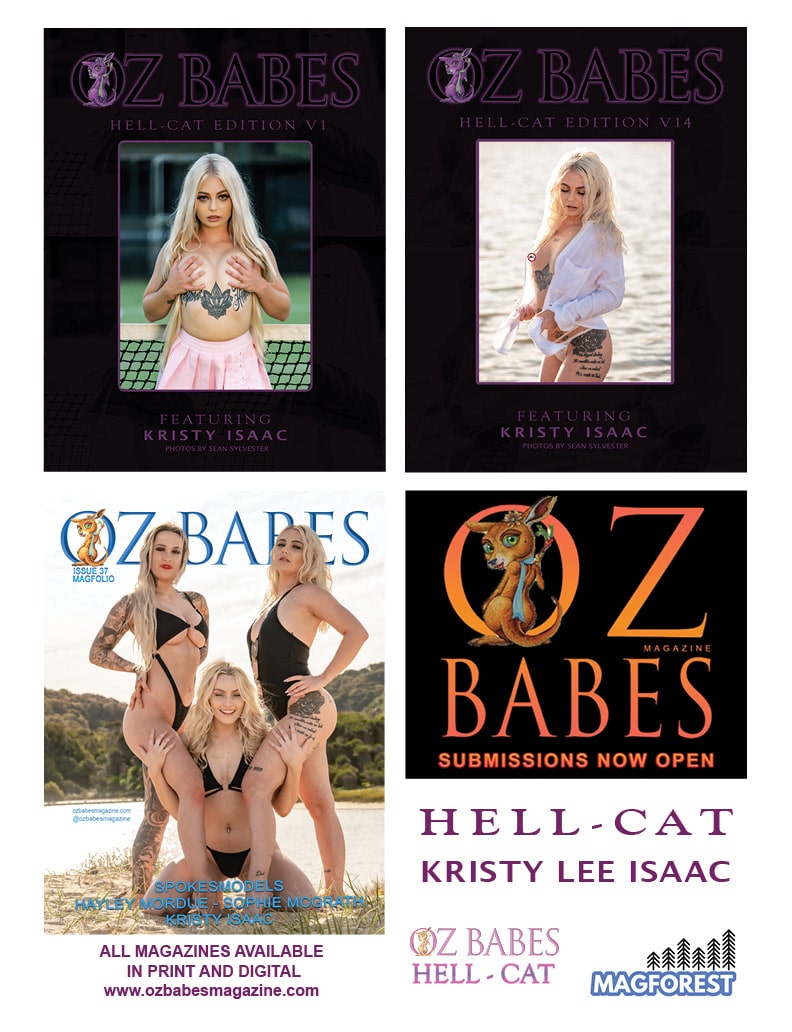 Oz Babes Magazine - Hell-Cat V1 - Kristy Isaac